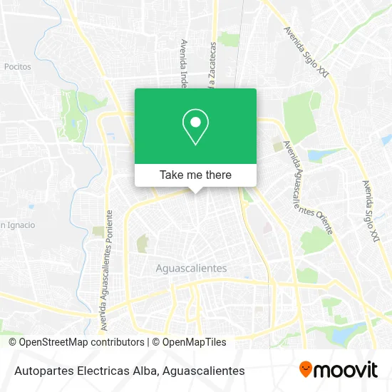 Autopartes Electricas Alba map