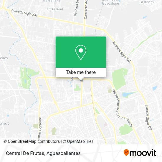 Central De Frutas map