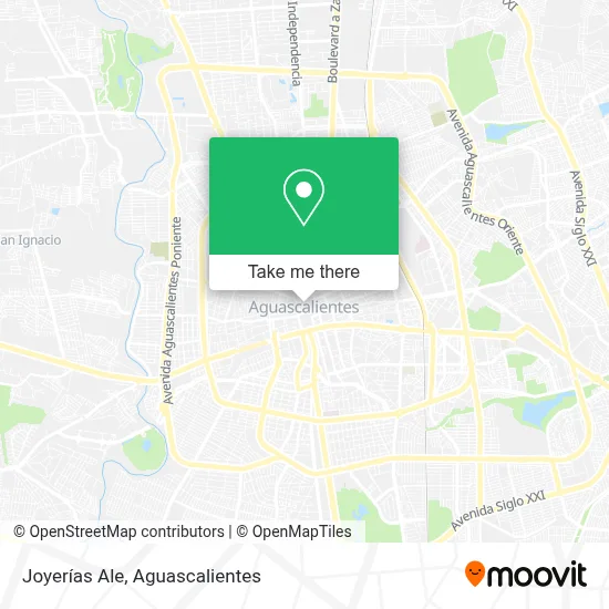 Joyerías Ale map