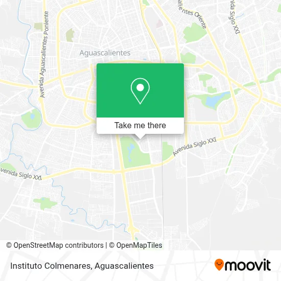 Instituto Colmenares map