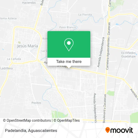 Padelandia map