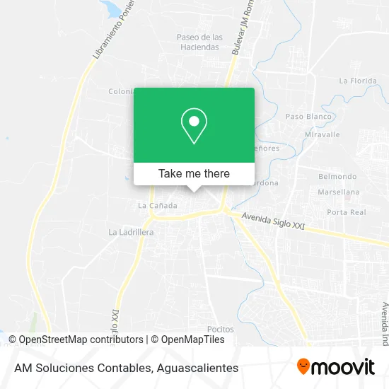 AM Soluciones Contables map