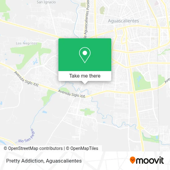 Pretty Addiction map