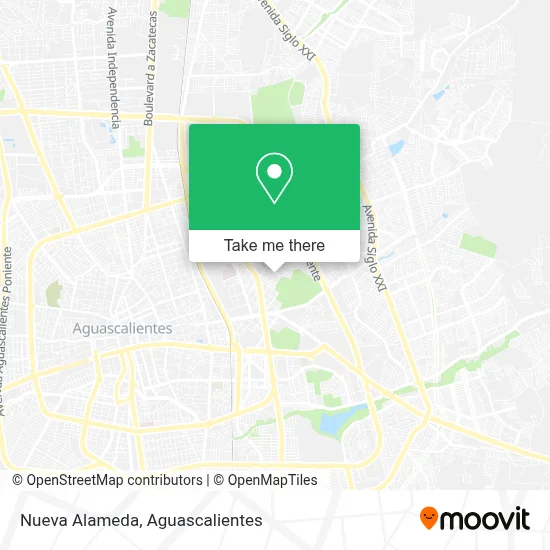 Nueva Alameda map