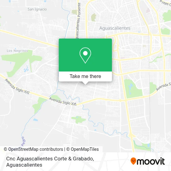 Cnc Aguascalientes Corte & Grabado map