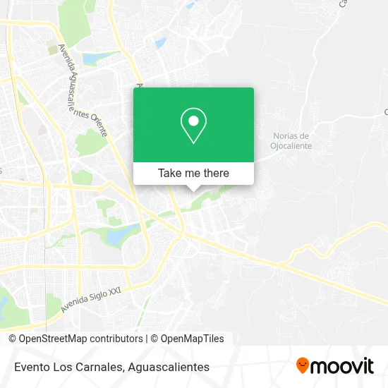 Evento Los Carnales map