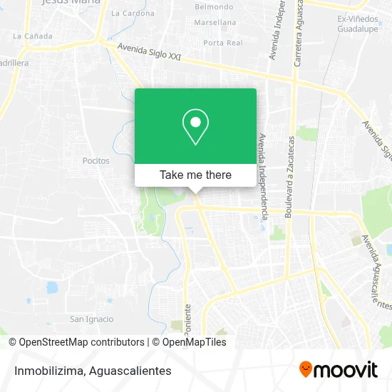 Inmobilizima map