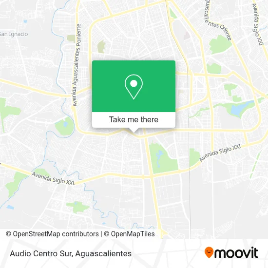 Audio Centro Sur map