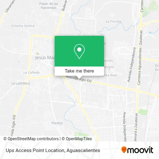 Ups Access Point Location map