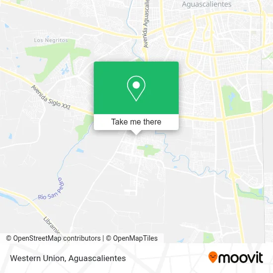 Western Union map