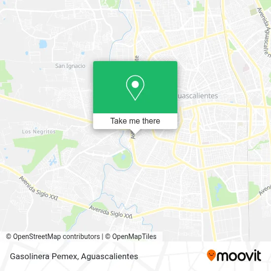Gasolinera Pemex map