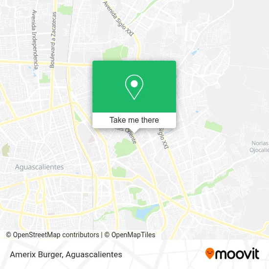 Amerix Burger map