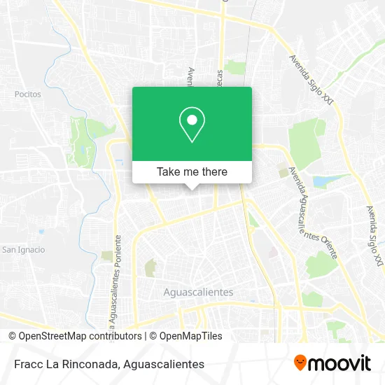Fracc La Rinconada map