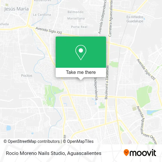 Rocio Moreno Nails Studio map