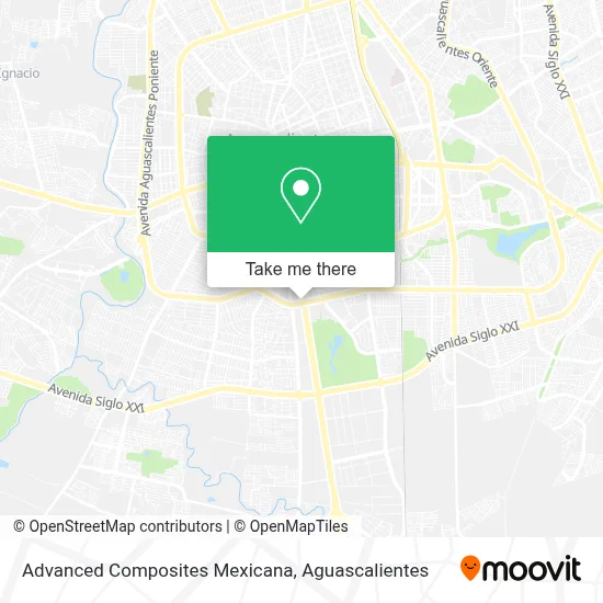 Advanced Composites Mexicana map