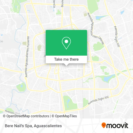 Bere Nail's Spa map