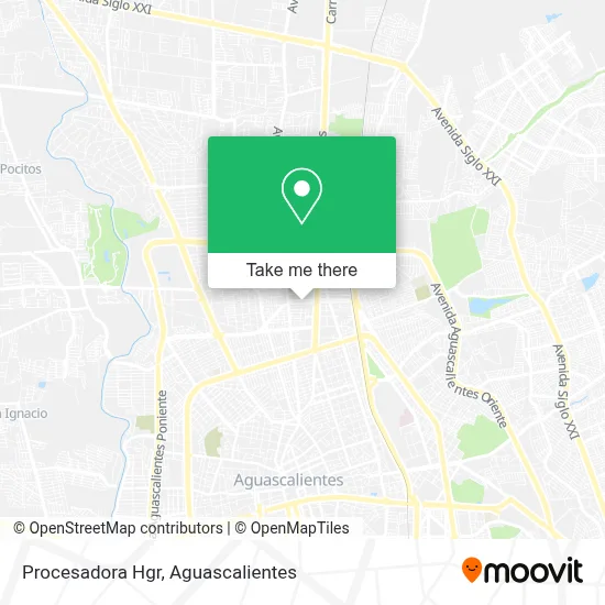 Procesadora Hgr map
