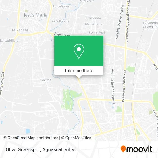 Olive Greenspot map