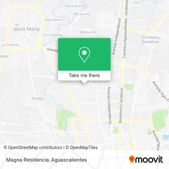 Magna Residencia map
