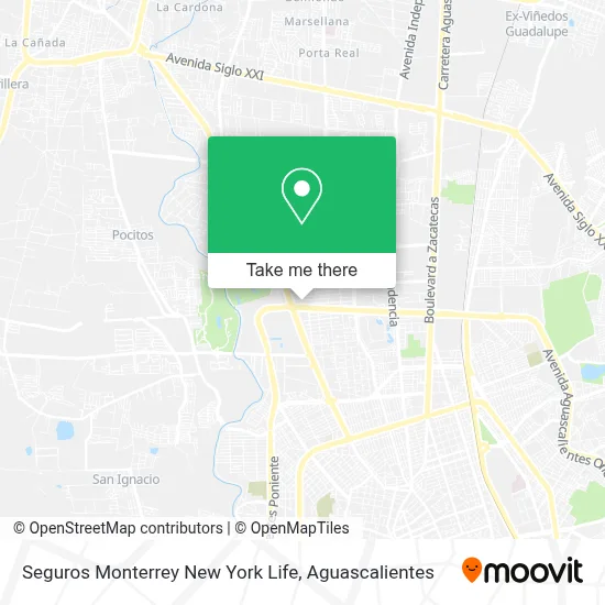 Seguros Monterrey New York Life map