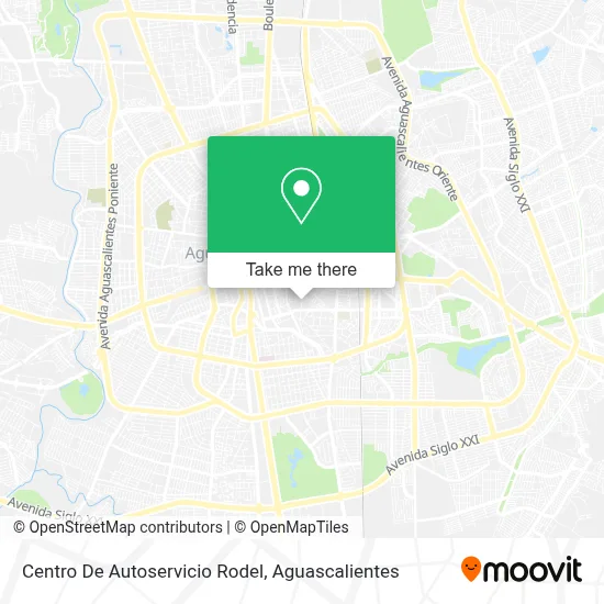 Centro De Autoservicio Rodel map