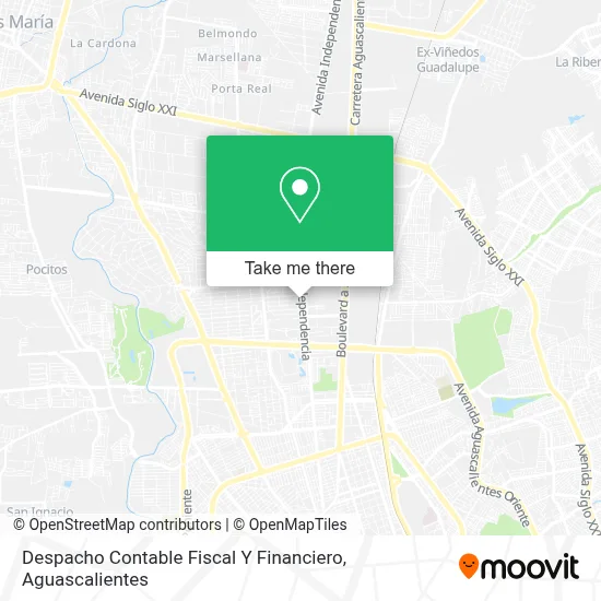 Despacho Contable Fiscal Y Financiero map