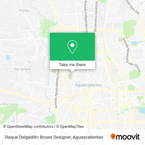 Raque Delgadillo Brows Designer map