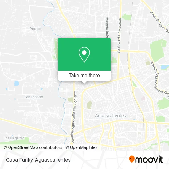Casa Funky map
