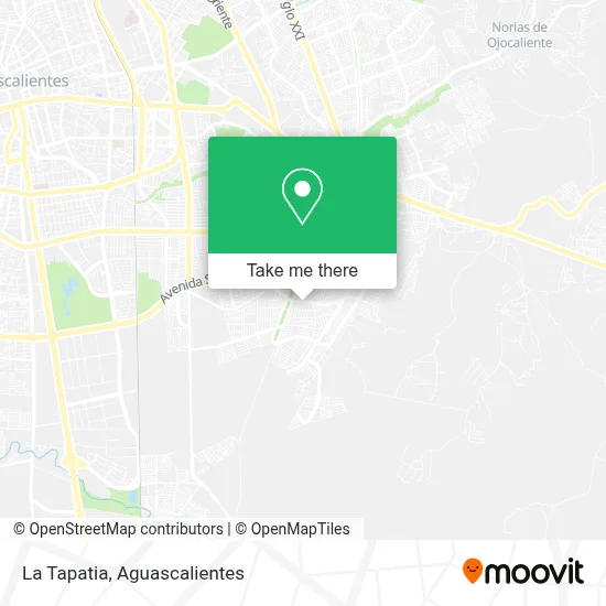 La Tapatia map