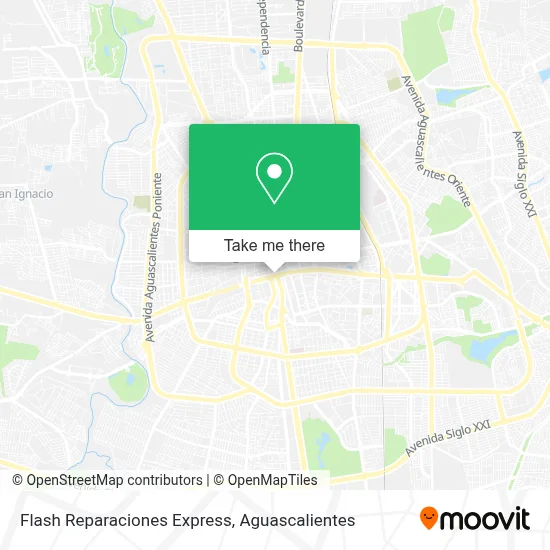 Flash Reparaciones Express map