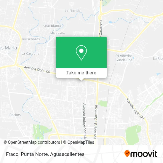 Fracc. Punta Norte map