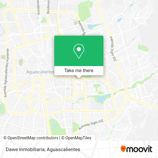 Dawe Inmobiliaria map