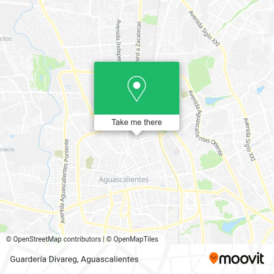 Guardería Divareg map