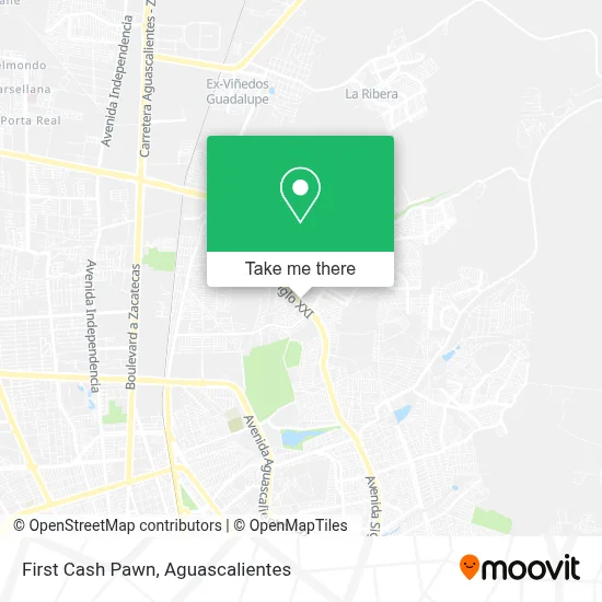 First Cash Pawn map