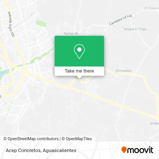 Acep Concretos map