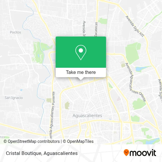 Cristal Boutique map