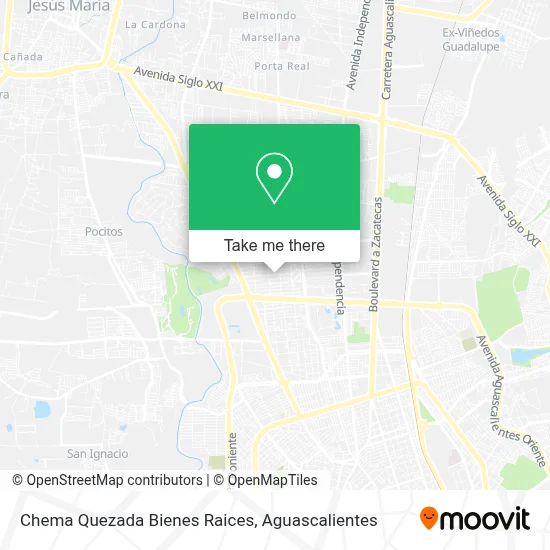 Chema Quezada Bienes Raices map