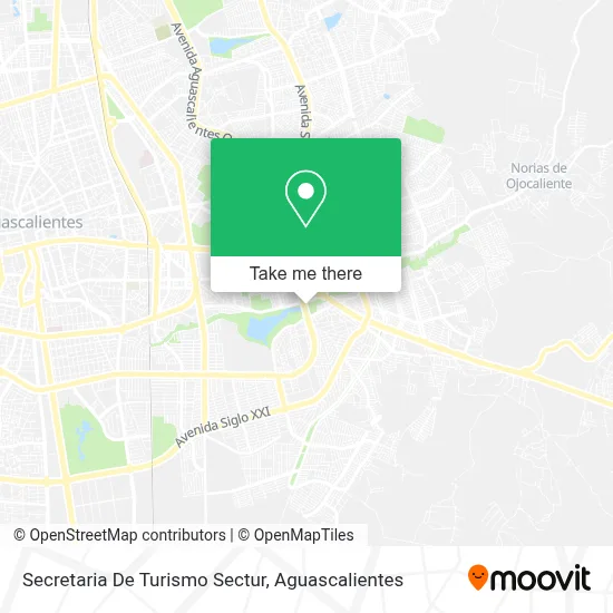 Secretaria De Turismo Sectur map