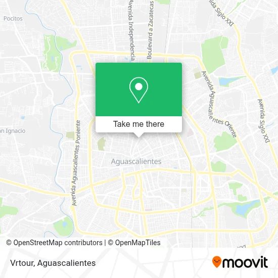Vrtour map