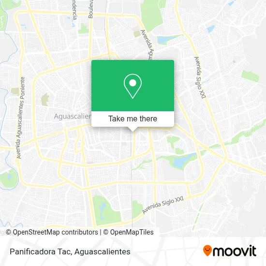 Panificadora Tac map