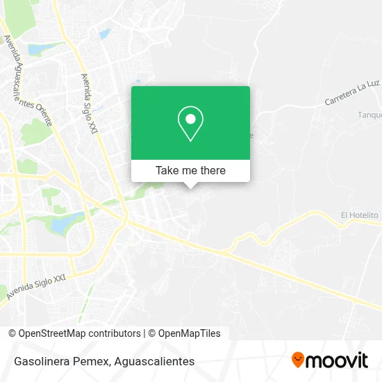 Gasolinera Pemex map