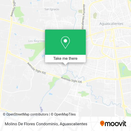 Molino De Flores Condominio map