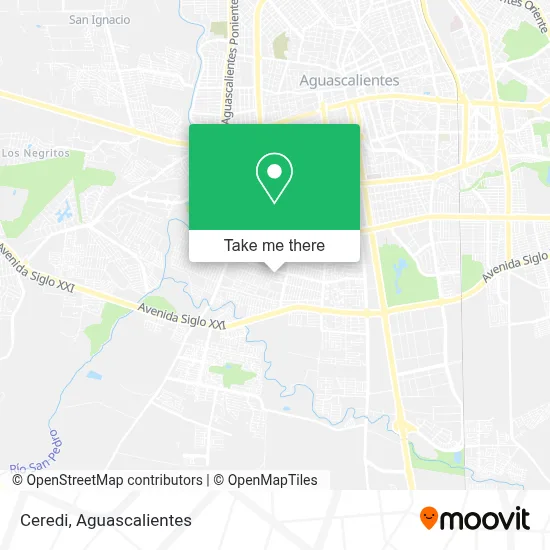 Ceredi map