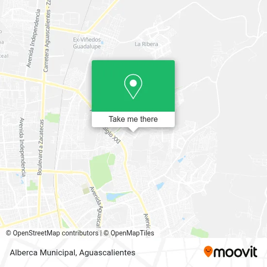Alberca Municipal map
