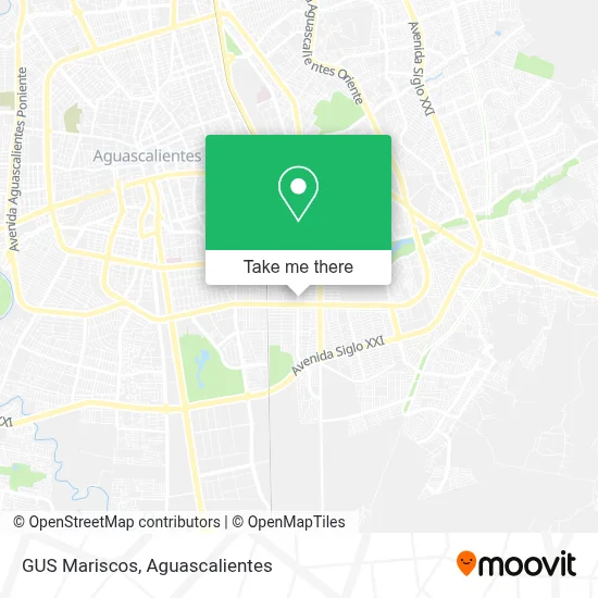GUS Mariscos map