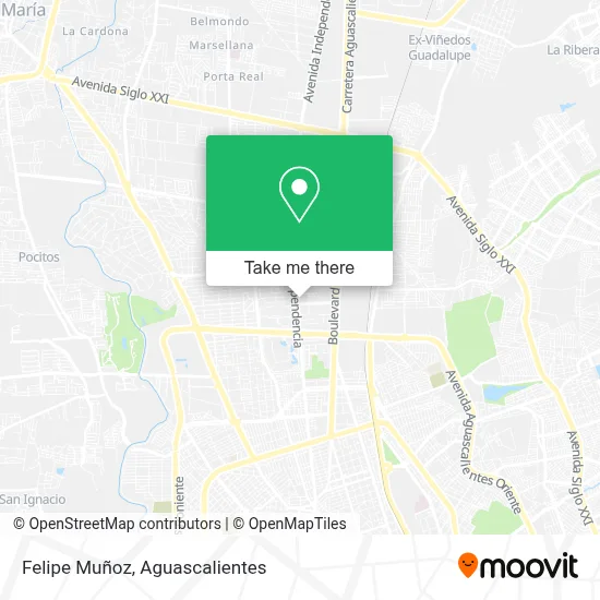 Felipe Muñoz map