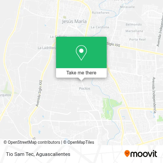 Tio Sam Tec map