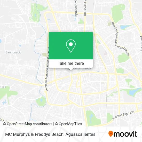 MC Murphys & Freddys Beach map