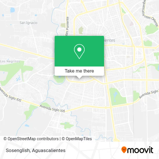 Sosenglish map