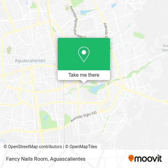 Fancy Nails Room map